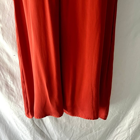 Anthropologie Maeve Ally Cupro Tunic Red Small - Picture 9 of 9